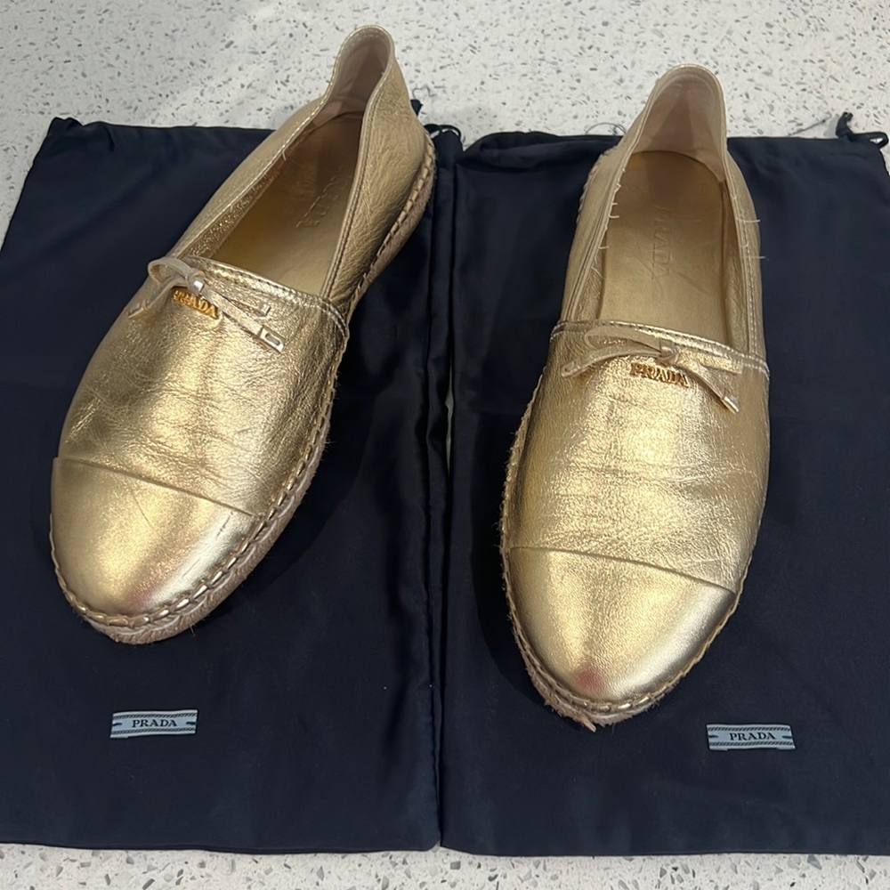 Used Prada spadrilles